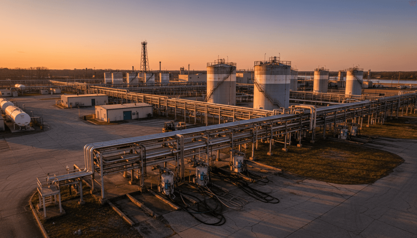 Petroleum storage and distribution infrastructure